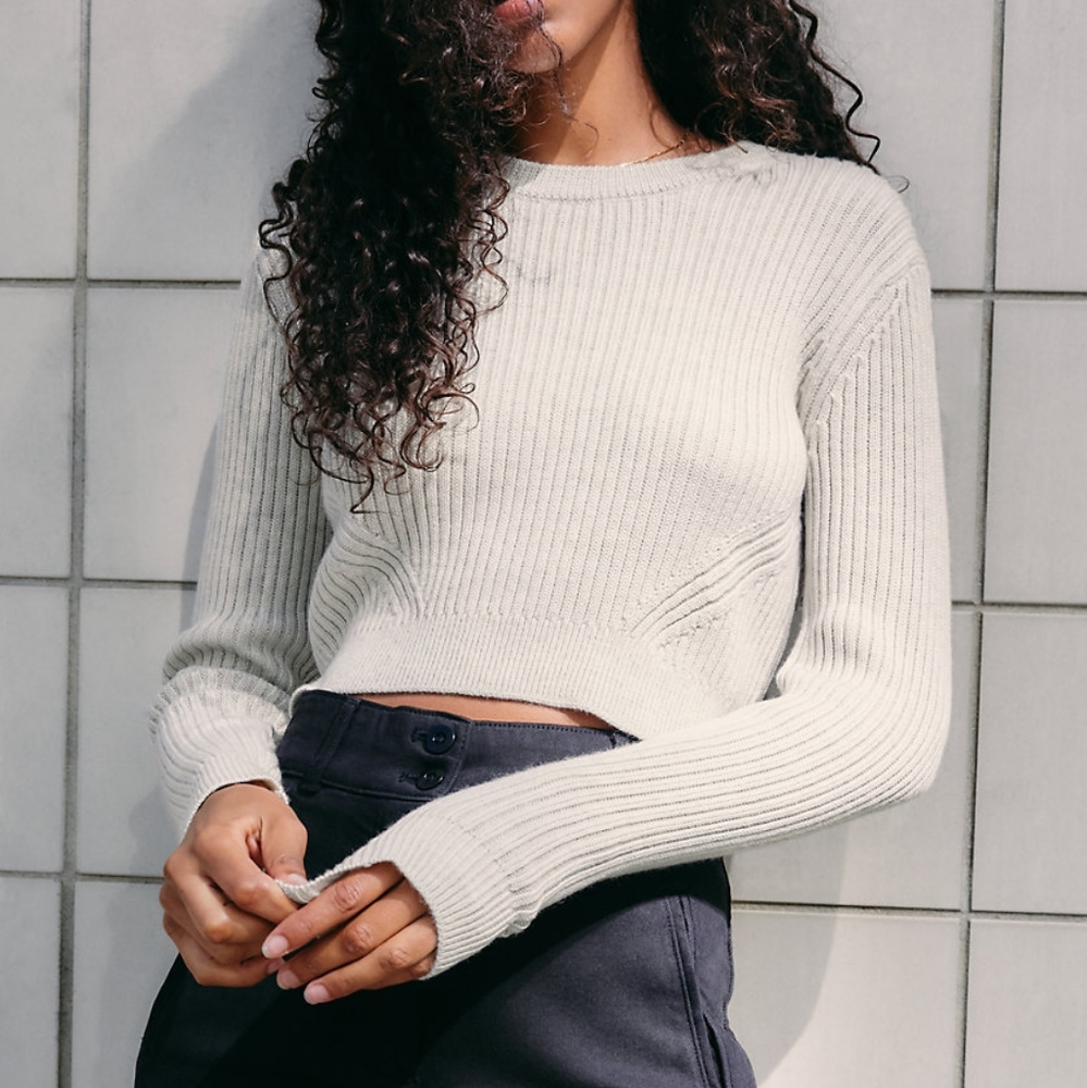 Aritzia Wilfred Boland Sweater M - Heather Birch